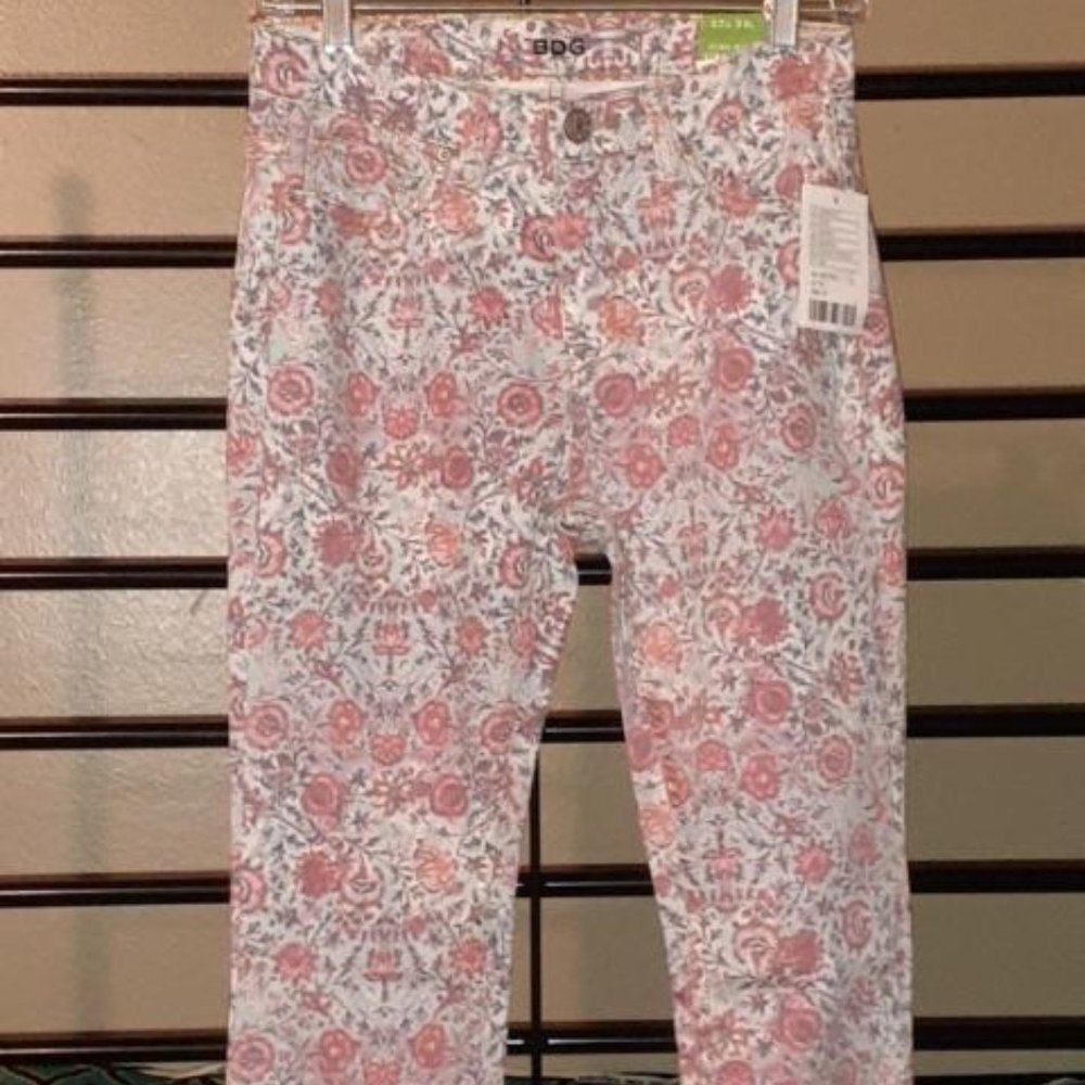 floral super skinny jeans
